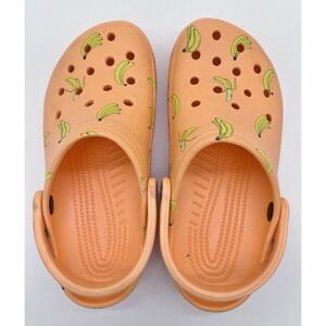Crocs Clog Womens Sz 6 Mens Sz 4 Bananas Orange Yellow Limited Edition